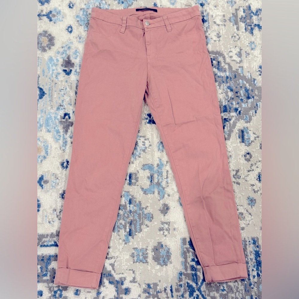 J Brand Blush Cropped Trousers